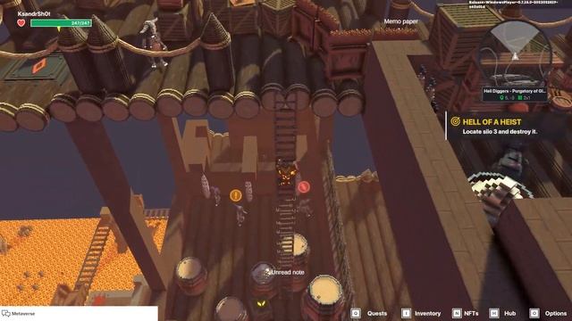 The Sandbox Hell Diggers - Purgatory of Gluttony. Прохождение с озвучкой. All Quest 100%, 21/21