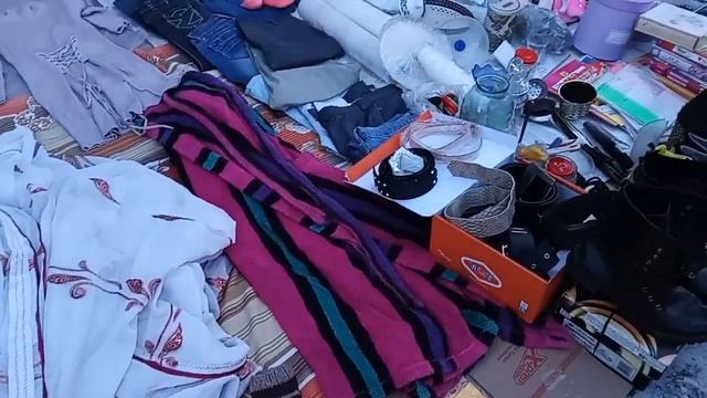 Блошиный рынок Жетысу в Алматы