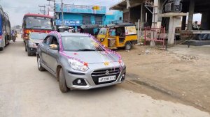 Travelling to hyd |kia sonet| |swift dzire🤍| renault kwid #weddingvibes #kia  #cars #carlovers