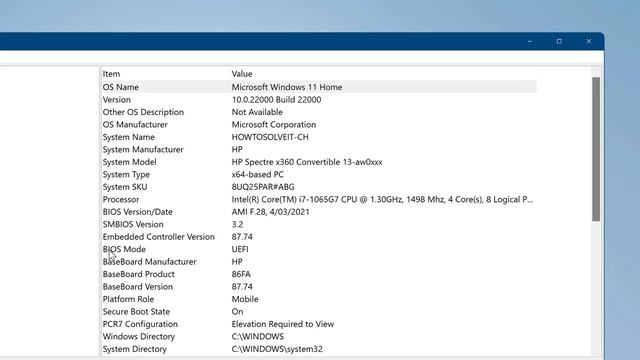 How to Check Secure Boot State on Windows 10 & Windows 11 - Howtosolveit