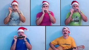 Новогодняя Сердючка на губной гармошке