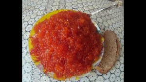 Красная икра, Как солить красную икру, дома. Red caviar.