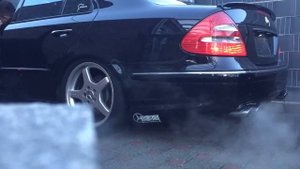 W211 Kaltstart E500 AMG exhaust brutal???✔️