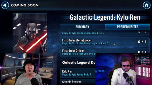 Upgrade Order for Galactic Legend: Supreme Leader Kylo Ren - Star Wars: Galaxy of Heroes - SWGoH смотреть онлайн