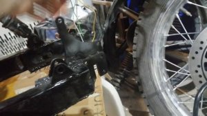 Электромопед установил маятник с новыми креплениями мотор колеса Mxus 3000w