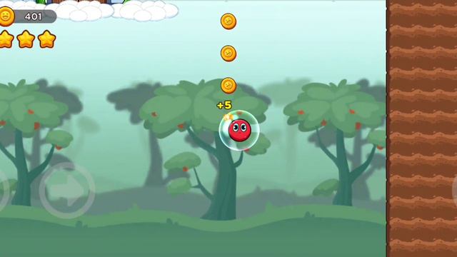 Играем в красный шар V трасса поляна и злой босс смотреть онлайн