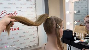 Показываю как крепить трессы в ВЫСОКИЙ ХВОСТ (не догадаетесь)