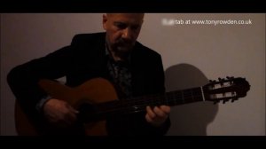 Oh! Darling - Beatles fingerstyle guitar solo - link to TAB in description