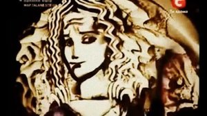 Победительница Украина мае таланты рисует на песке