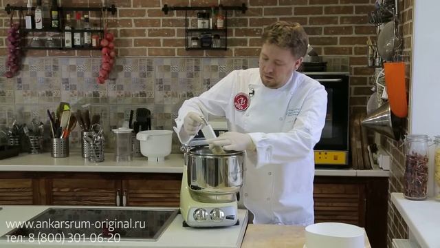 Тестомес Ankarsrum и хлеб бриошь. Рецепты с Анкаршрум. смотреть онлайн