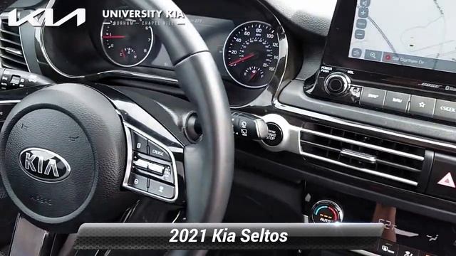 Certified 2021 Kia Seltos SX, Durham, NC 33138A смотреть онлайн