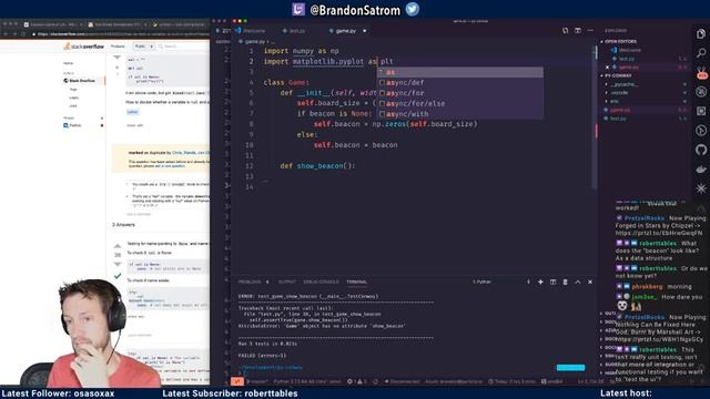 [Livestream] 07/08/2019 - Conway's Game of Life in Python & TDD