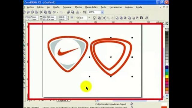 CorelDraw X3 Herramienta Curva смотреть онлайн