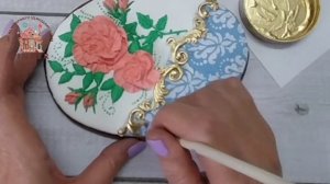 ПРЯНИЧНАЯ ОТКРЫТКА | ПРЯНИК НА 8 МАРТА | ЦВЕТЫ ИЗ АЙСИНГА |  РОЗЫ ИЗ АЙСИНГА | БАРЕЛЬЕФ НА ПРЯНИКЕ