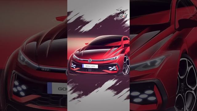 VW Golf GTI 2024: Exclusive Design Sketch