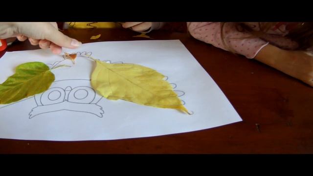 Сова из листьев. смотреть онлайн