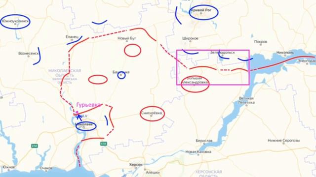 Россия наступает в направлении Кривого Рога и Никополя/ Бои на Ингульце/ Сводка Ю. Подоляка/ Сегодн смотреть онлайн