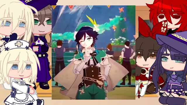 Реакция жителей Мондштадта на Венти! | часть 1/2 смотреть онлайн