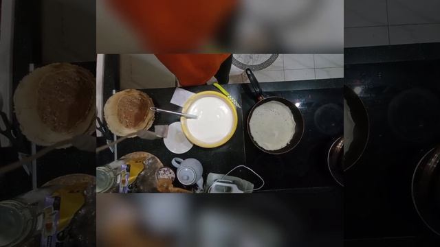 Жарим тоненькие блины