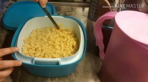 Макароны в термосервирователе Tupperware. Готовим без газа и электричества.