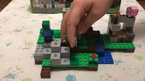 Обзор LEGO Minecraft Железный Голем