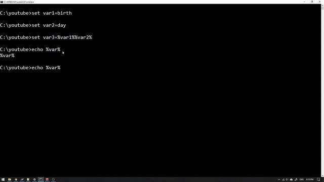 HOW TO CONCATENATE STRINGS IN CMD смотреть онлайн