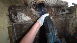 КАК ПОМЕНЯТЬ ЧУГУННЫЙ ТРОЙНИК НА КАНАЛИЗАЦИИ ЗА 20 МИНУТ?! / ВЕСЬ ПРОЦЕСС РАБОТЫ