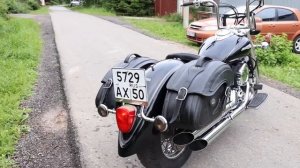 Drag Star 1100 Выхлоп Daydona, впуск K&N