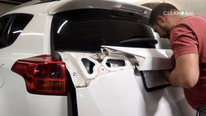 Установка омывателя камеры заднего вида на Toyota Rav4 2012-2015 (2971)