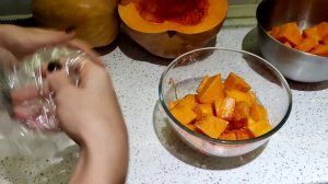 Тыква с Сахаром Запеченная в Рукаве