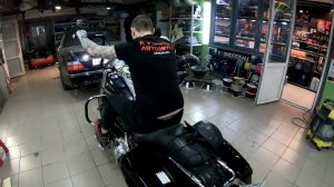 Делаем музыку в мотоцикл Harley Davidson. Магнитола с навигатором в Мотоцикл