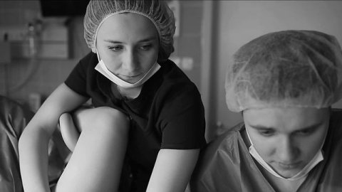 Партнерские роды видео