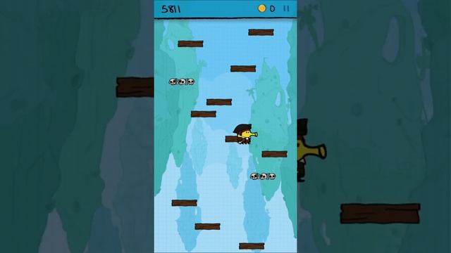 Doodle jump pirate speedrun to 10000 0:53