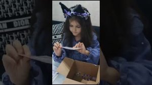 мой День рождения в стиле Куроми. Распаковка подарка от сестры