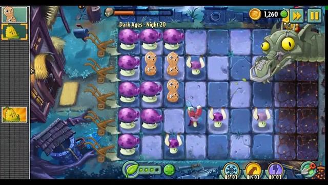 Растения против зомби 2 : прохождение Dark Ages Миссия 20 Final boss смотреть онлайн