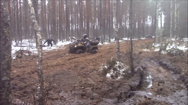 Квадро тур по бездорожью на квадроциклах 1 этап Гряземес. 2 часть