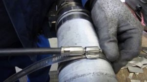 Бандажная лента крепление на опоре