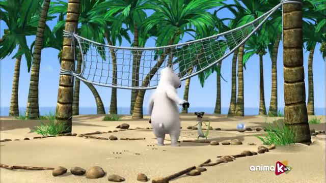 2-14. Бернард - Пляжный волейбол (Bernard Bear - Beach Volleyball) HD
