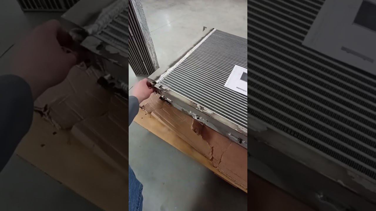 Изготовление радиатора. Принцип изготовления готового радиатора из старого радиатора клиента. смотреть онлайн