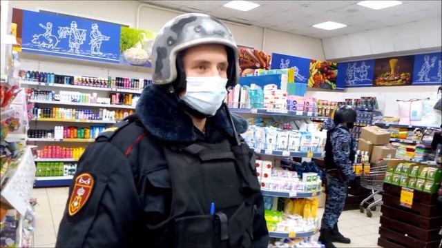 Самобранка вызов Росгвардии и попытка не обслужить юриста Вадима Видякина без маски