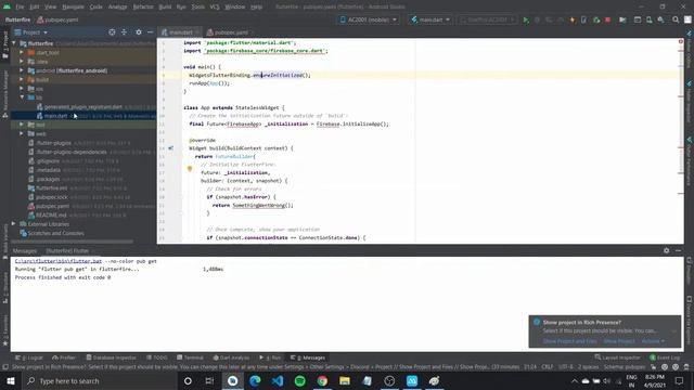 How to setup Firebase in Flutter? | 2021 Edition