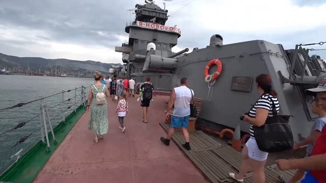 #Новороссийск. Крейсер Михаил Кутузов. Прогулка по набережной. 18.08.19