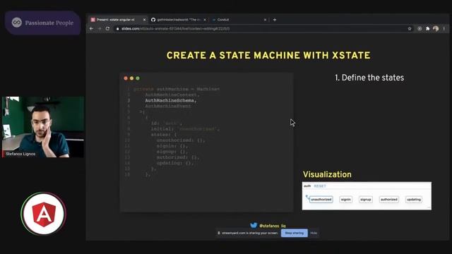 Stefanos Lignos - Working with State Machines in Angular at AngularNL 2020 смотреть онлайн