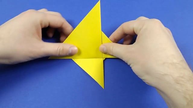 Как сделать птицу из бумаги легко.