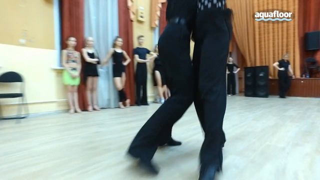 Спортивные танцы на кварц-виниле Aquafloor! смотреть онлайн