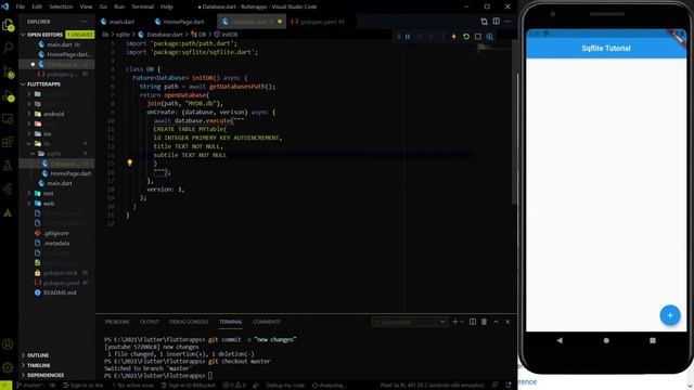 Right way to use SQLite in Flutter Apps  using Sqflite | Flutter SQFLite  CRUD Operation #1