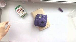 Обзор фотоаппарата моментальной печати Fujifilm Instax Mini 8 Grape