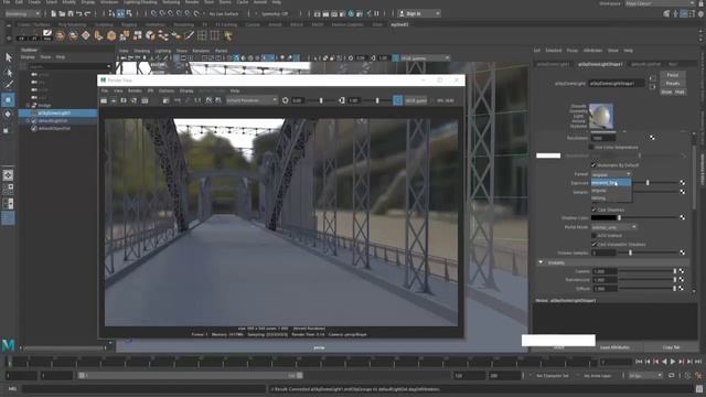 5. Maya для начинающих. Рендер и источники света в Autodesk Maya.