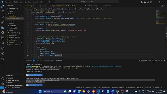 E-Commerce Platform Product Inventory Administrator API for CRUD | MongoDB| Backend|Express|Node|JS смотреть онлайн