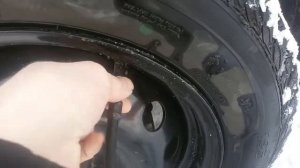 Накачка колес компрессором от прикуривателя.